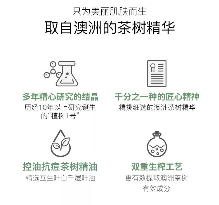 油田脸秒变水光肌!粉刺痘痘跑光光!植树澳洲茶树纯露瞬时补水,告别草莓鼻。(图7) 图片